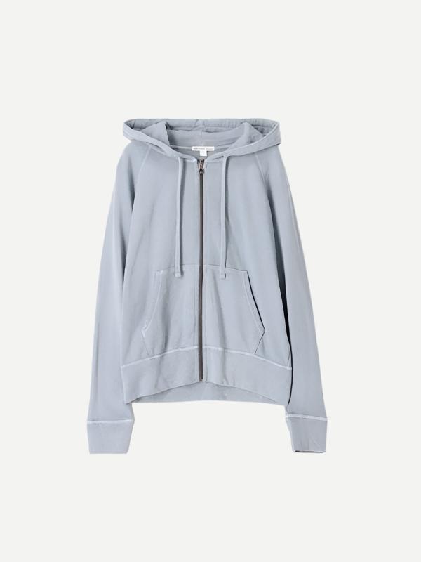 James Perse Vintage Hoodie in Aura Pigment