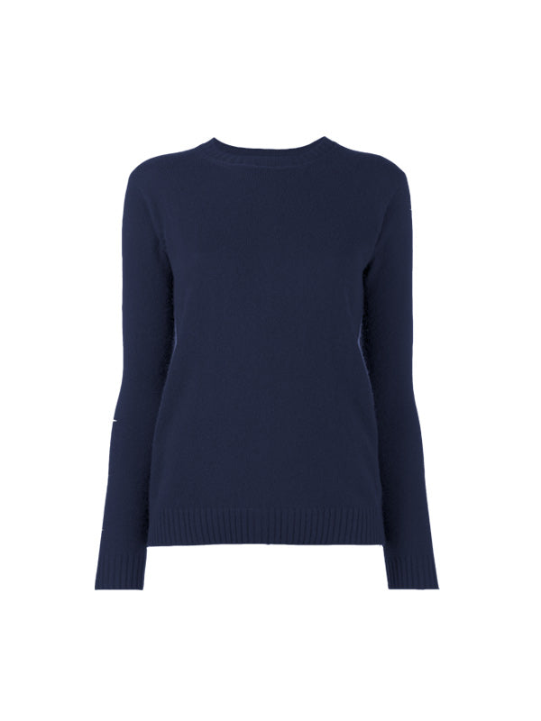 Alexandra Golovanoff Virgile Sweater in Navy