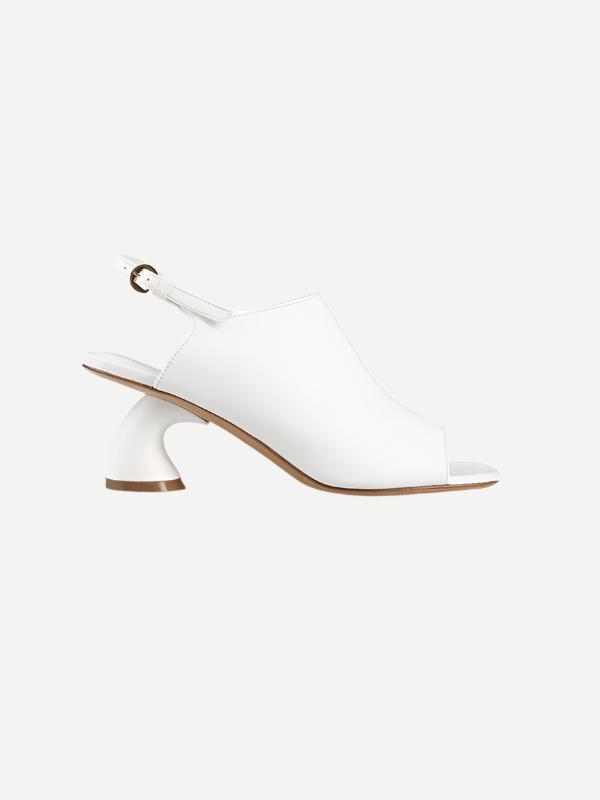 Dries Van Noten Virgo Slide in White