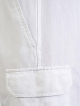 Nili Lotan Yannic Cargo Pant in White