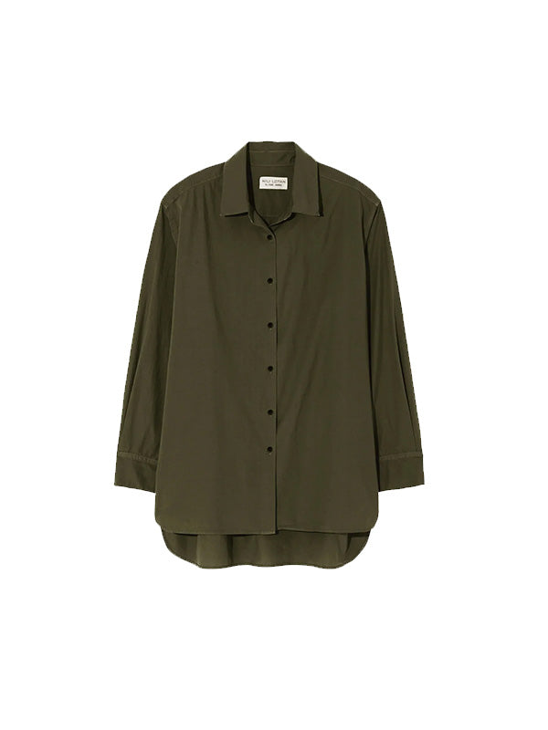 Nili Lotan Yorke Shirt in Clover
