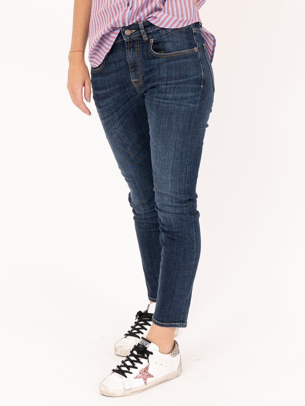 Mid Rise Boy Skinny in Norten Indigo